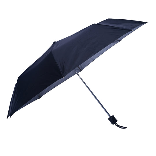 Black umbrella on a white background