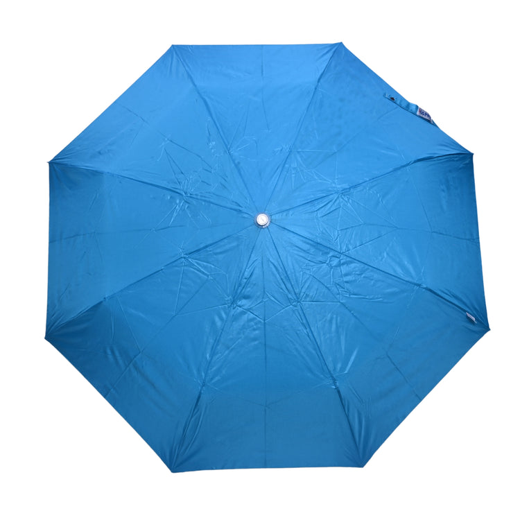 Ocean Blue umbrella on a white background