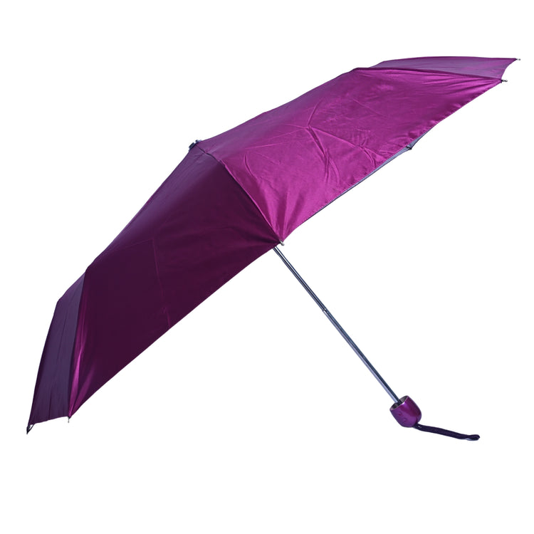Magenta Purple umbrella on a white background