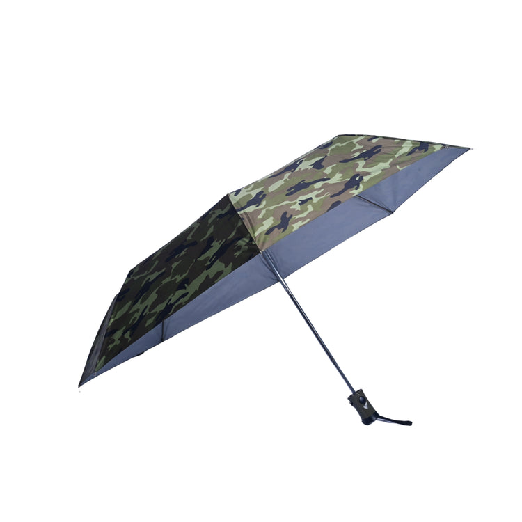 Camouflage print umbrella army pattern rain umbrella unisex with a white backround