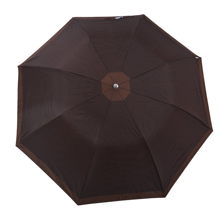 Brown Umbrella On White Background